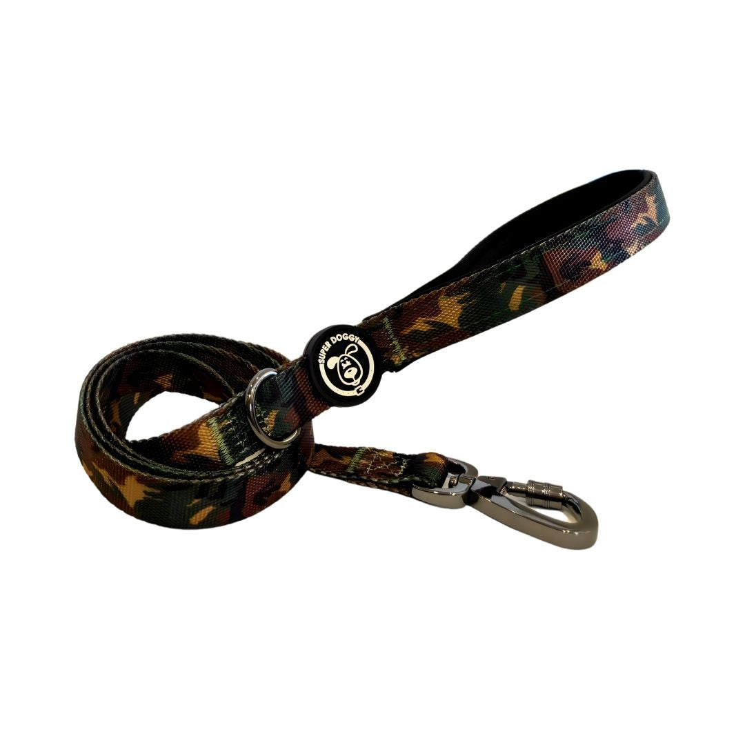 Correa para perro con estampado original Camuflaje