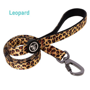 Preciosa correa para perro diseño Leopard, de la marca española Super Doggy