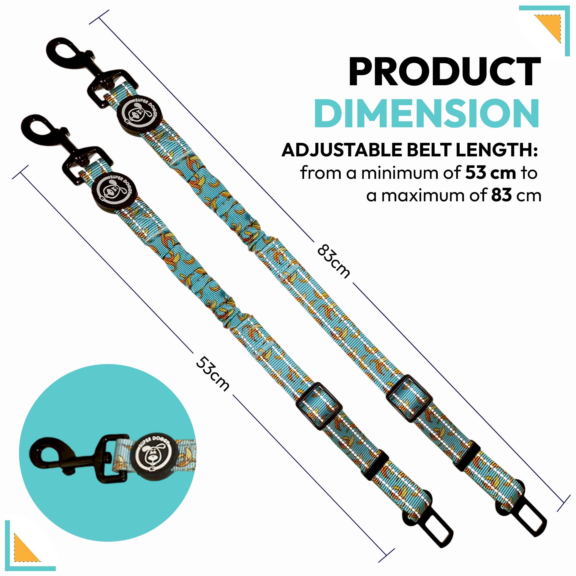 Cinturón de Seguridad Perro Coche | Diseño Exclusivo