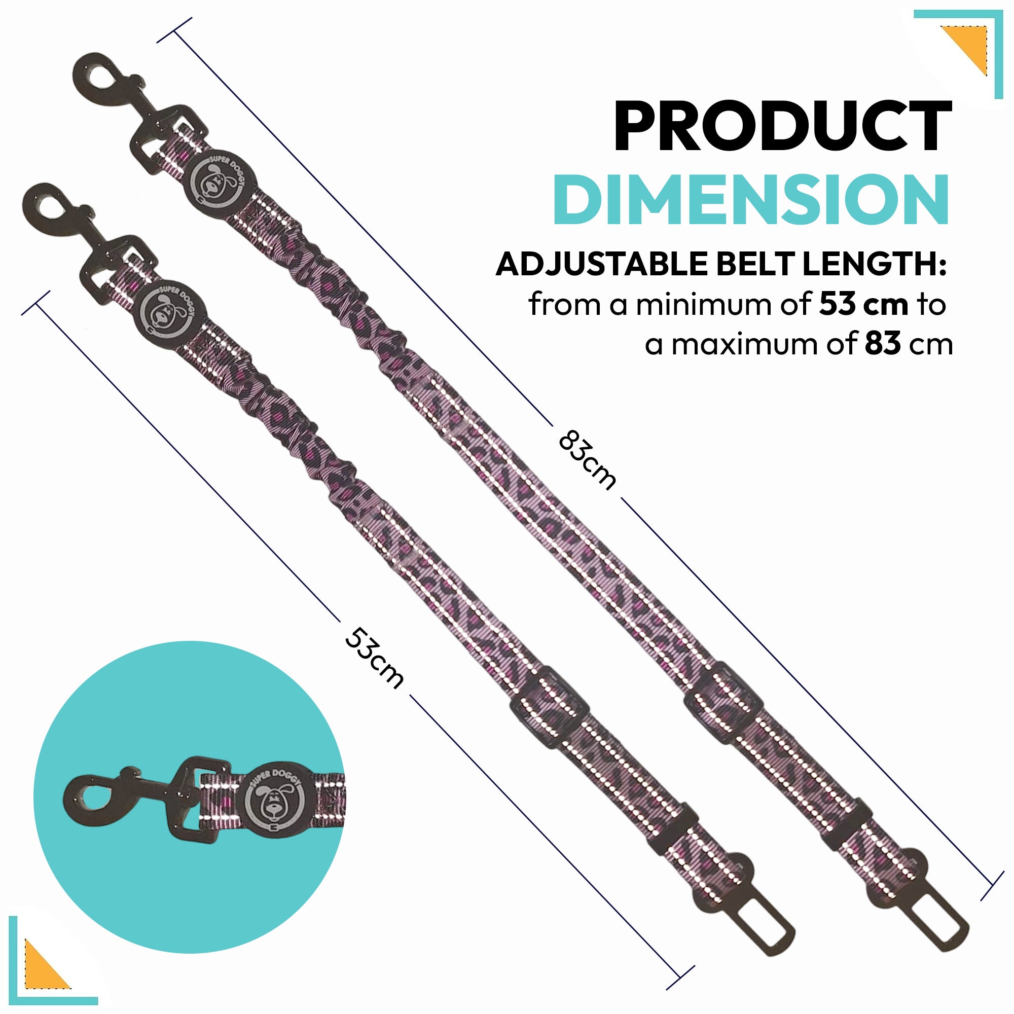 Correa Perro Coche Homologado | Diseño Único y Seguro