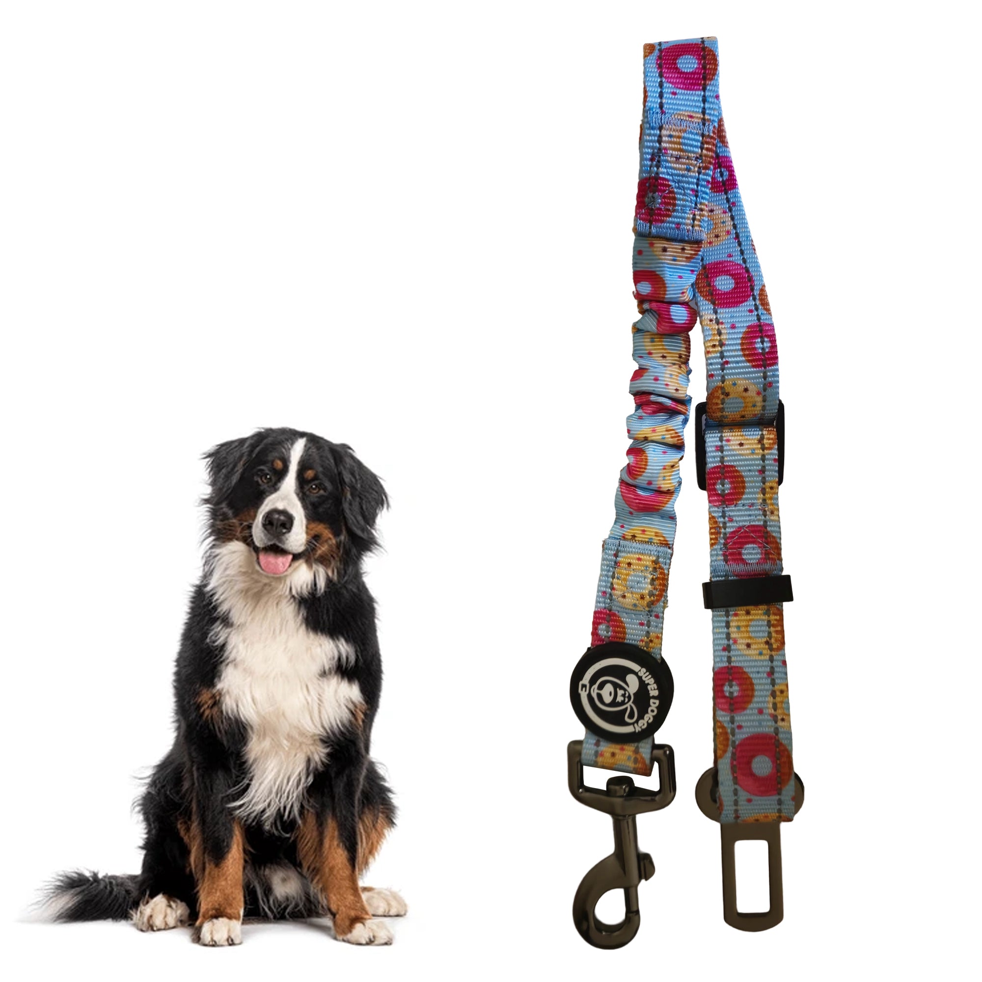 Correa Perro para Coche | Ajustable y Diseño Donuts