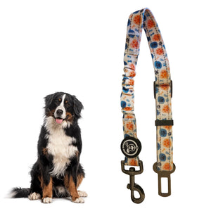 Cinturón Seguridad Perro | Diseño Huesos y Huellas