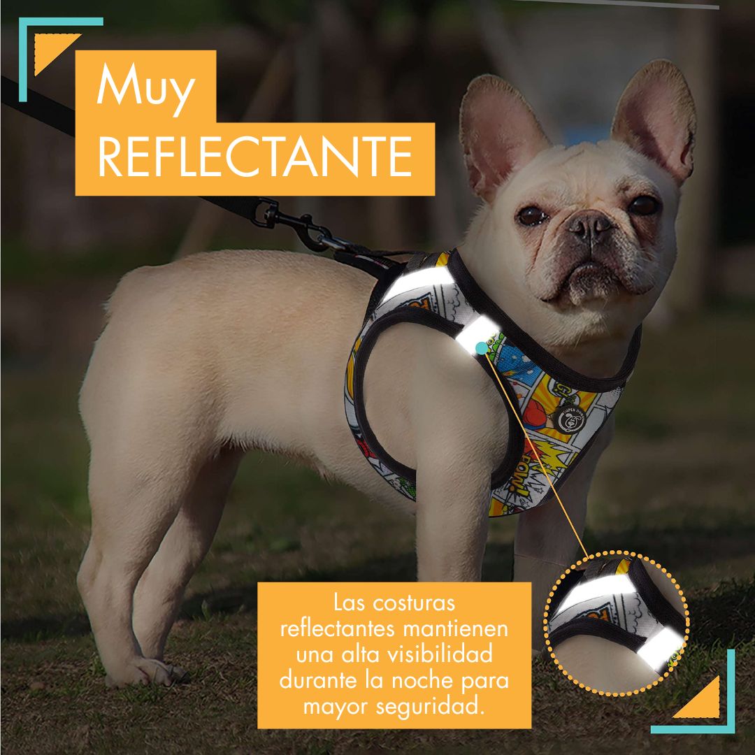 arneses, body, comic, superheroe, arnes, personalizado, perros, accesorios, paseos, perro, super doggy