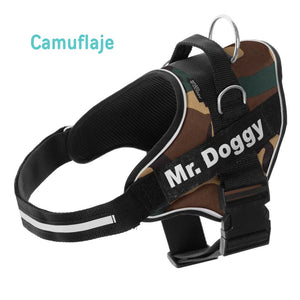 personaliza el Arnés Pro Camuflaje de tu perro con su nombre