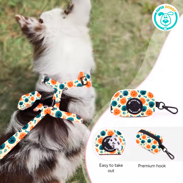 Compra Arnés Ajustable con Portabolsas | Super Doggy