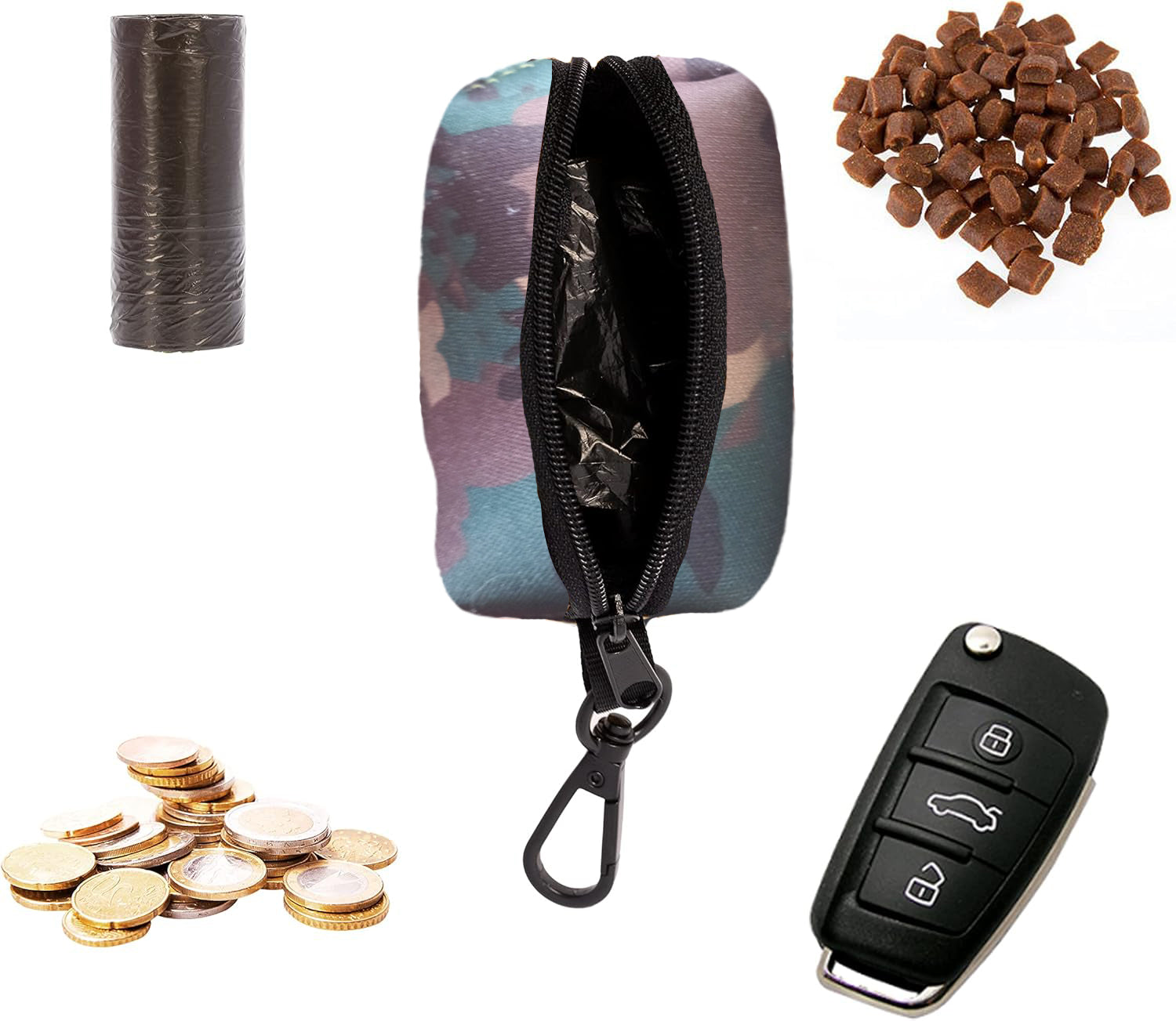 portabolsas, camuflaje, arnes, personalizado, perros, accesorios, paseos, perro, super doggy