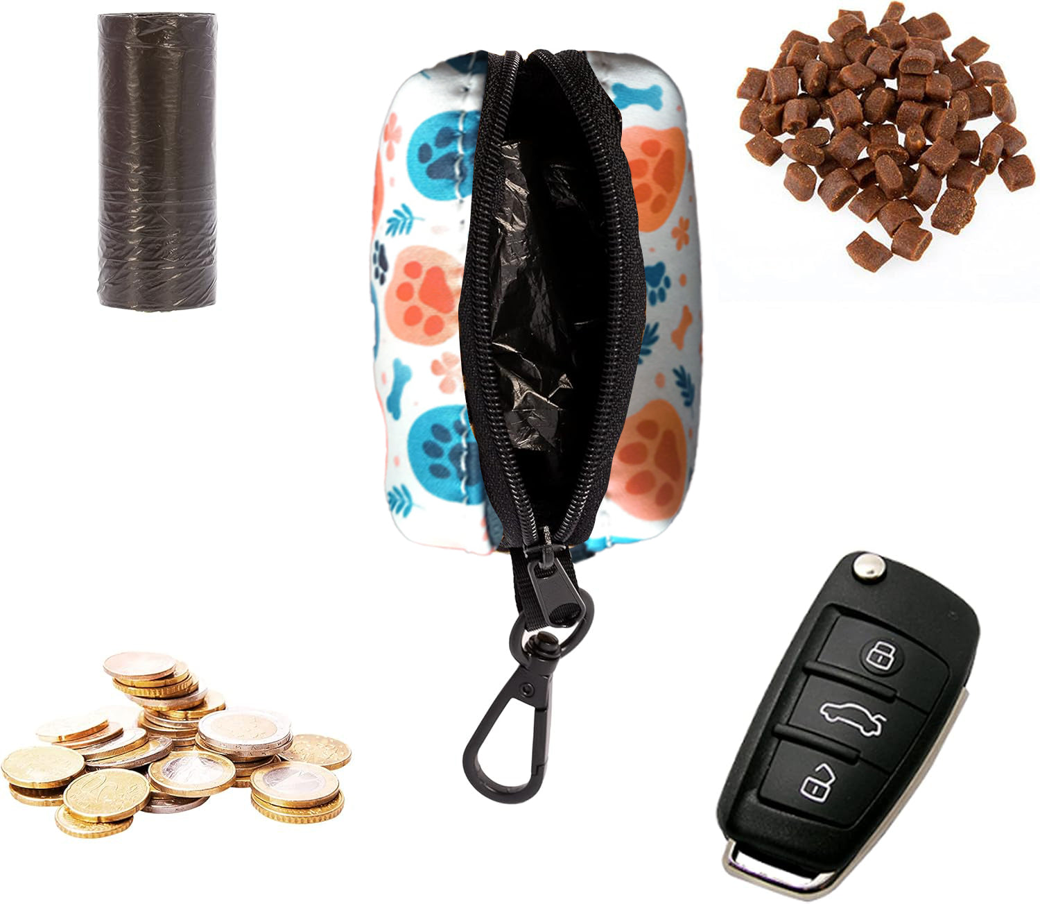 portabolsas, paws, bones, huellas, patas, arnes, personalizado, perros, accesorios, paseos, perro, super doggy