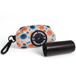 portabolsas, paws, bones, huellas, patas, arnes, personalizado, perros, accesorios, paseos, perro, super doggy