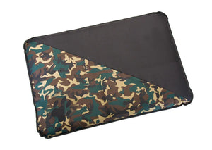 Colchoneta para perro estampado camuflaje, rectangular y acolchada, ideal para mascotas
