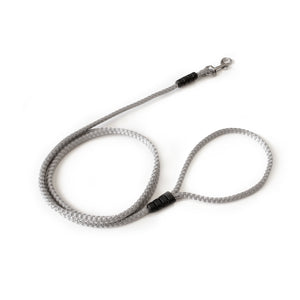 Correa para perro cordón de 6 mm gris