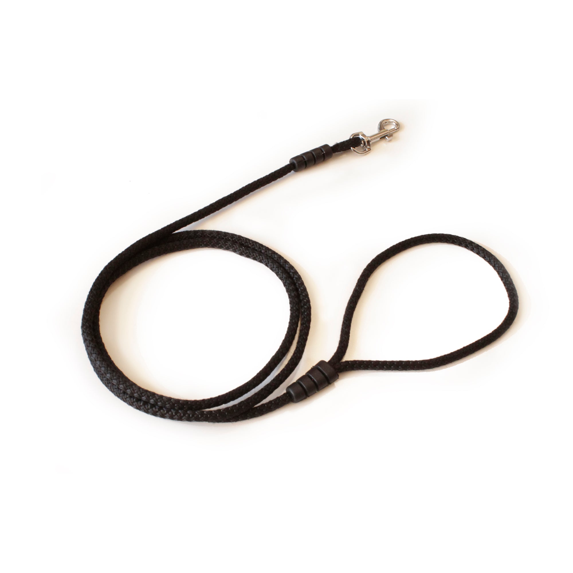 Correa para perro cordón de 6 mm negro