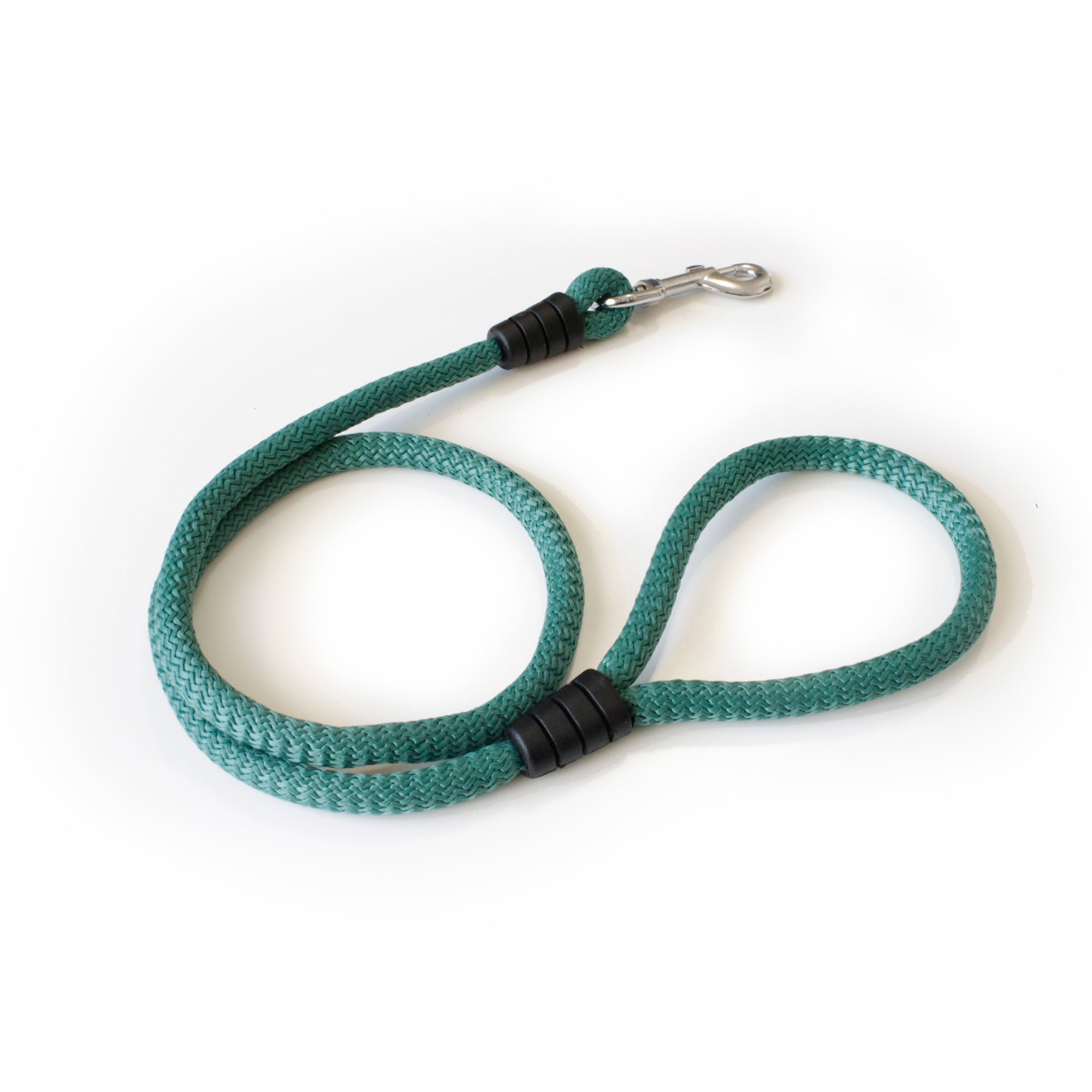 Correa para perro cordón de 12 mm verde