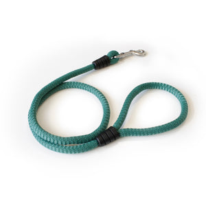 Correa para perro cordón de 12 mm verde