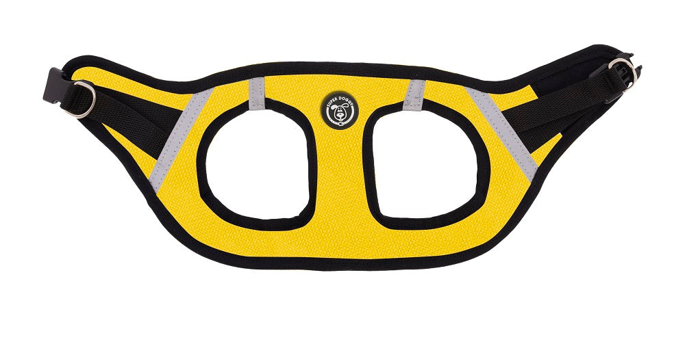 arneses, amarillo, yellow, body, arnes, personalizado, perros, accesorios, paseos, perro, super doggy