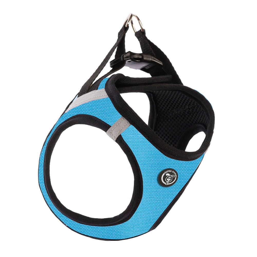 arneses, azul, cielo, blue, body, arnes, personalizado, perros, accesorios, paseos, perro, super doggy