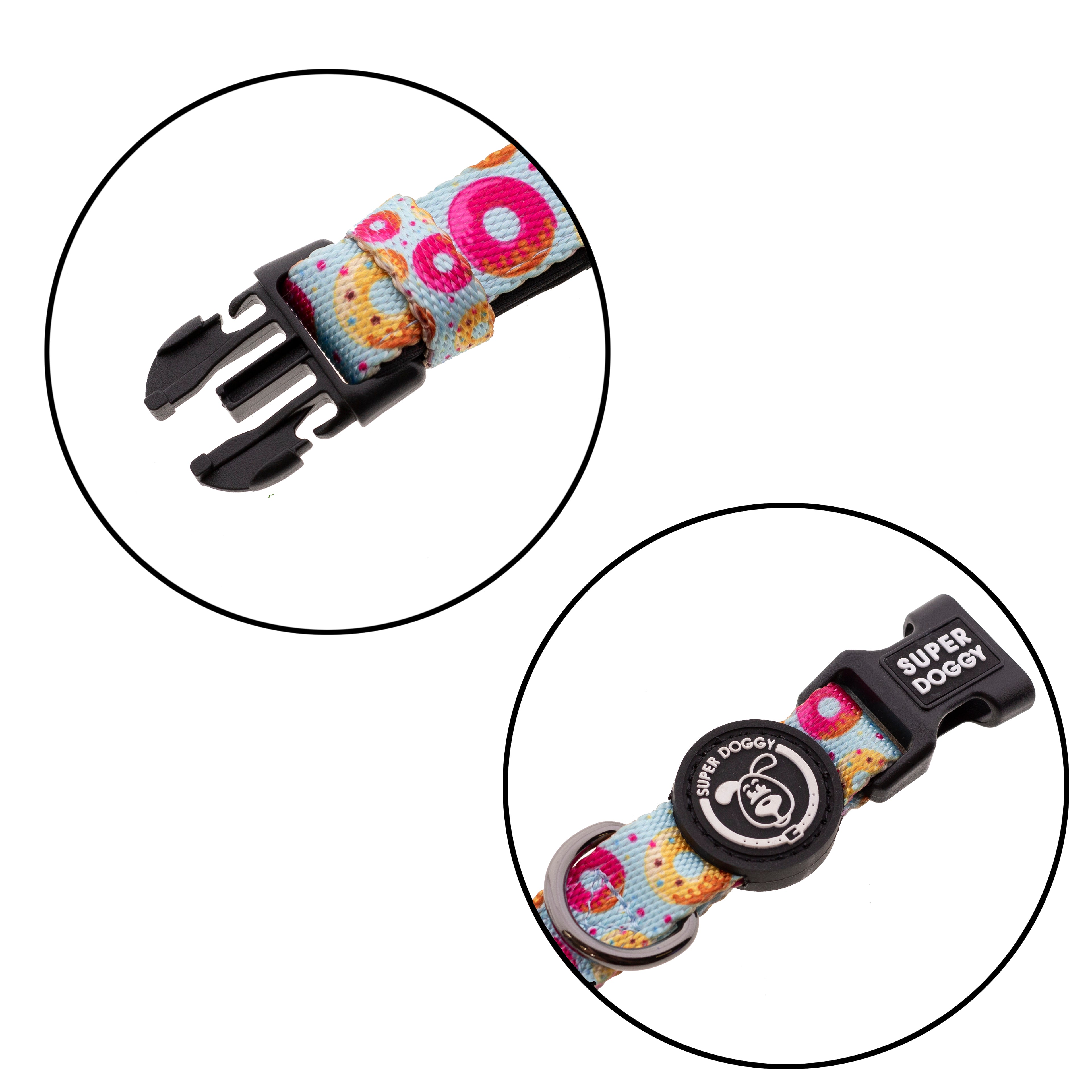 collar, collares, donuts, donas, arnes, personalizado, perros, accesorios, paseos, perro, super doggy