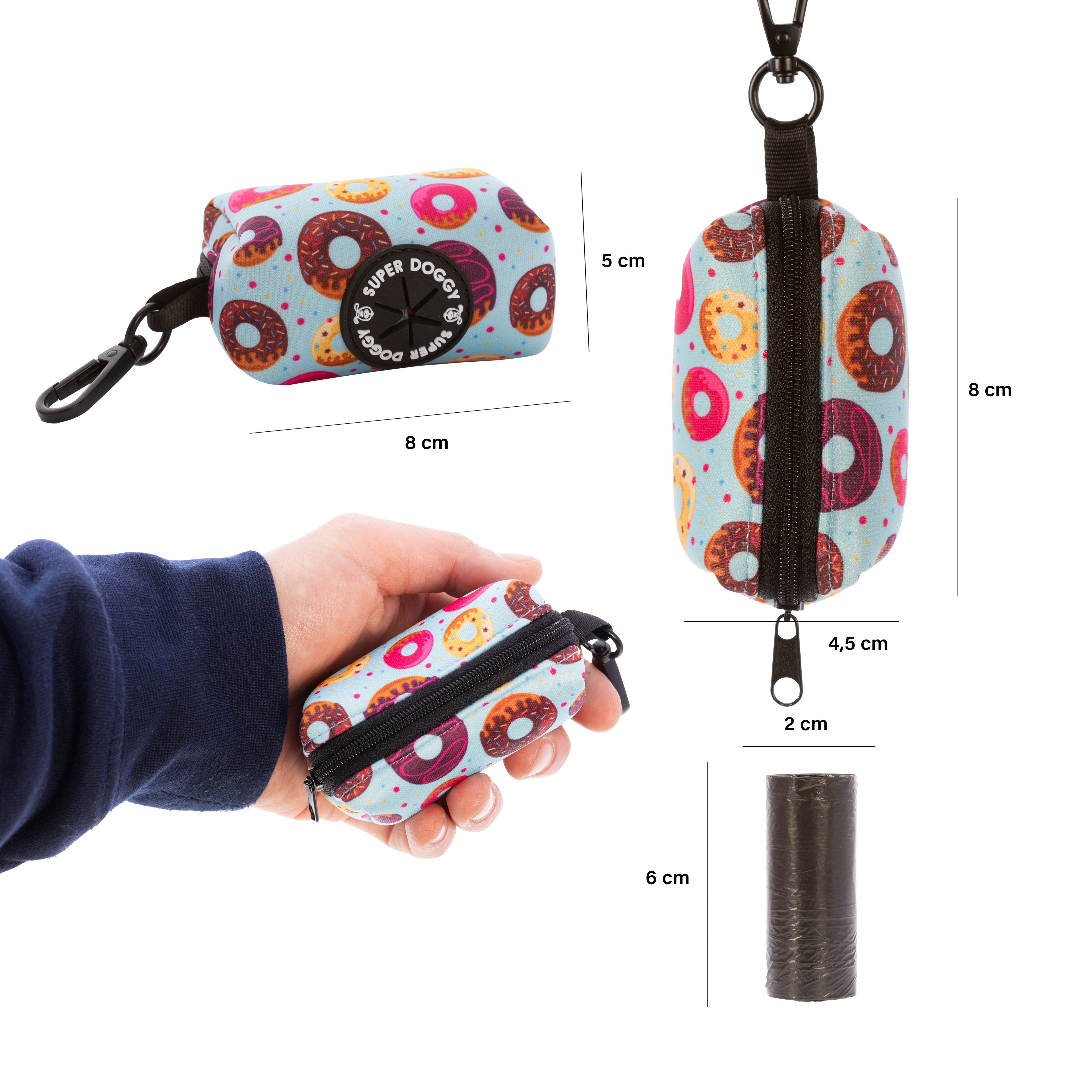 portabolsas, donuts, donas, arnes, personalizado, perros, accesorios, paseos, perro, super doggy