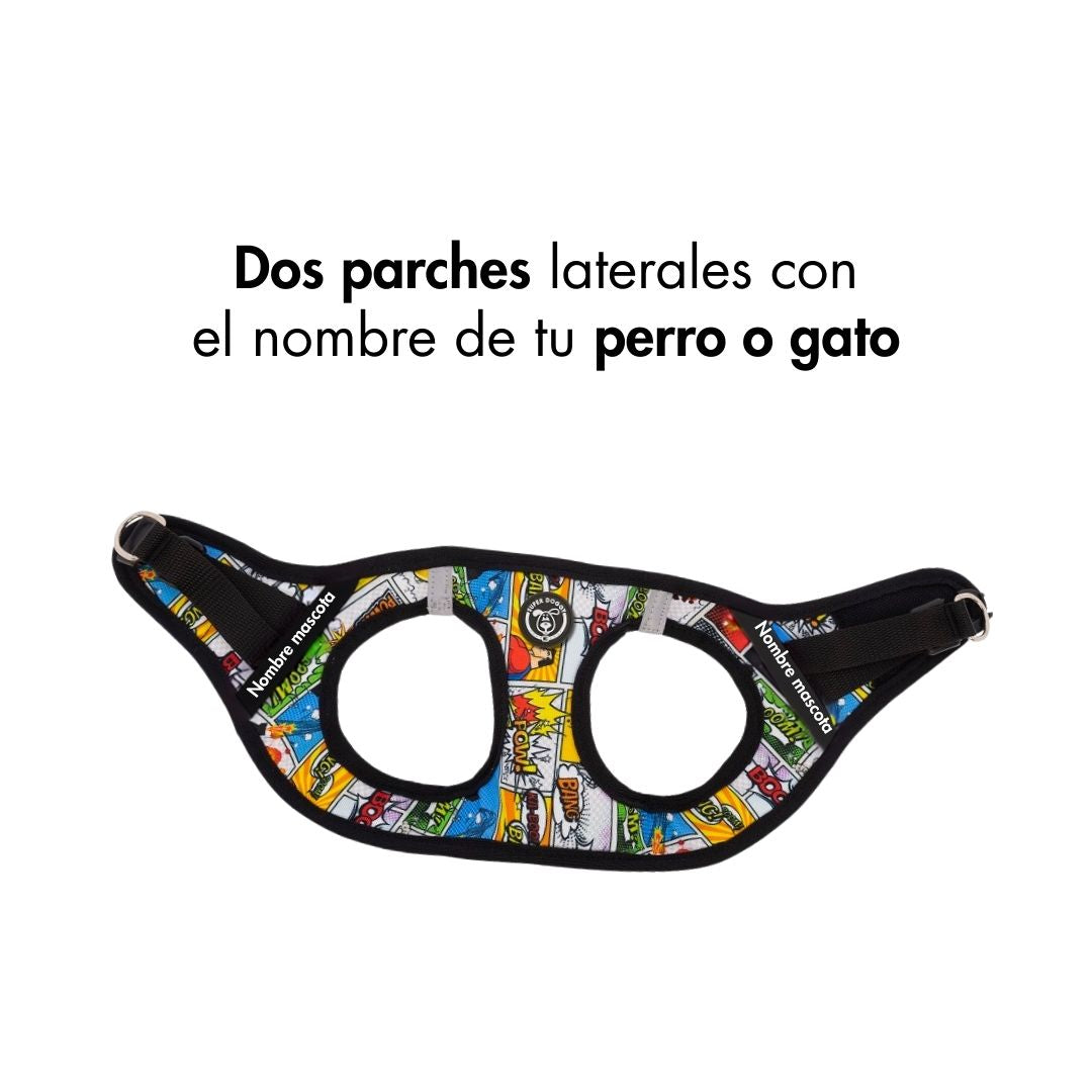 arnes-body-ajustable-perro-gato-nombre-bordado-comic