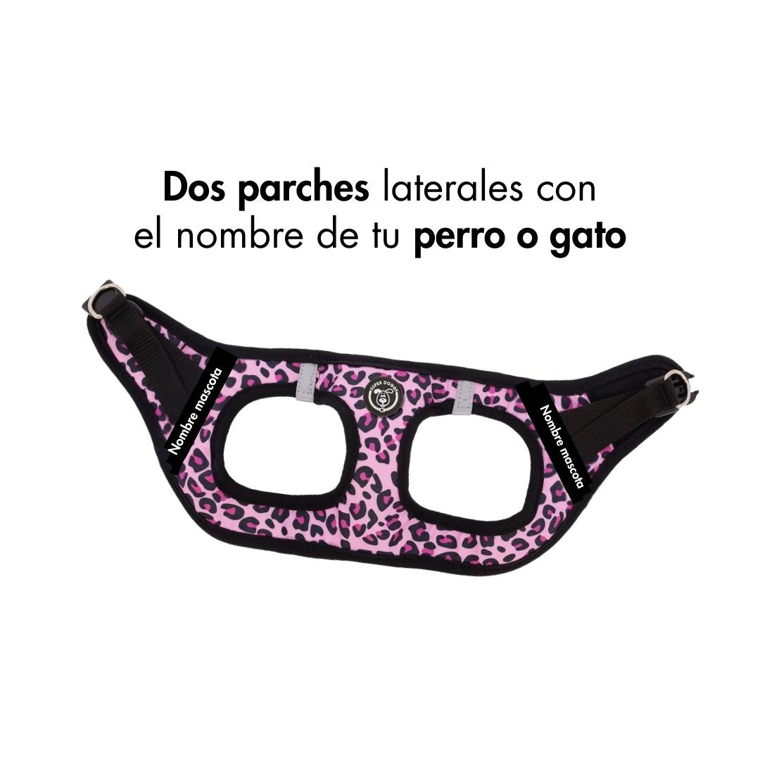 arnes-personalizado-perro-gato-pink-leopard-leopardo-rosa