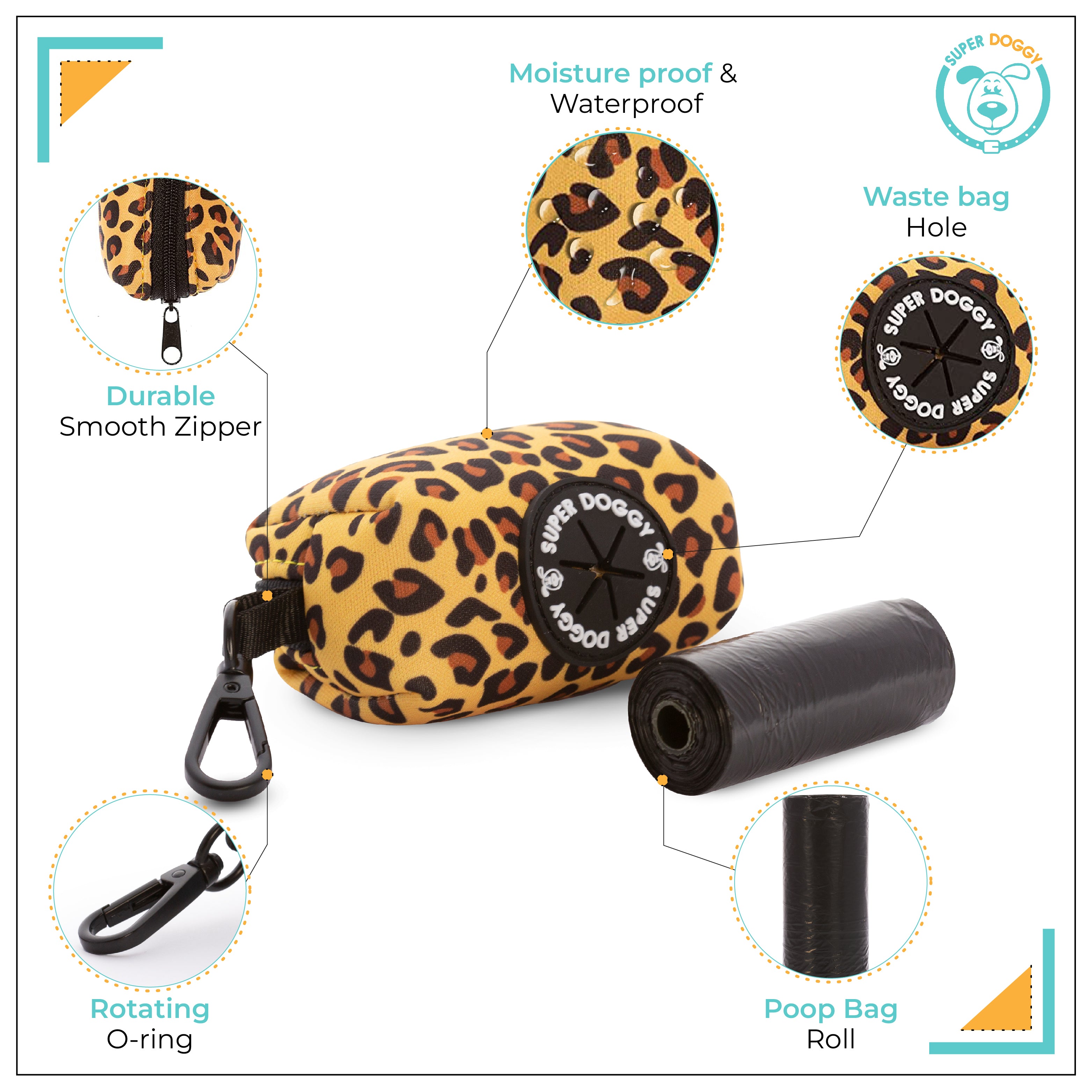 Portabolsas Leopard