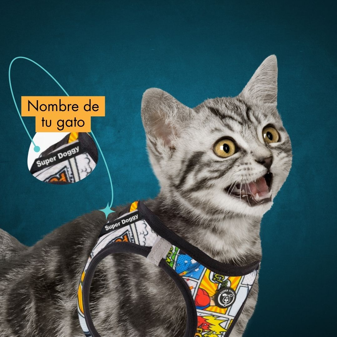 arneses, body, comic, superheroes, arnes, personalizado, perros, gatos, gato, accesorios, paseos, perro, super doggy