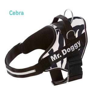 personaliza el Arnés Pro Cebra de tu perro con su nombre