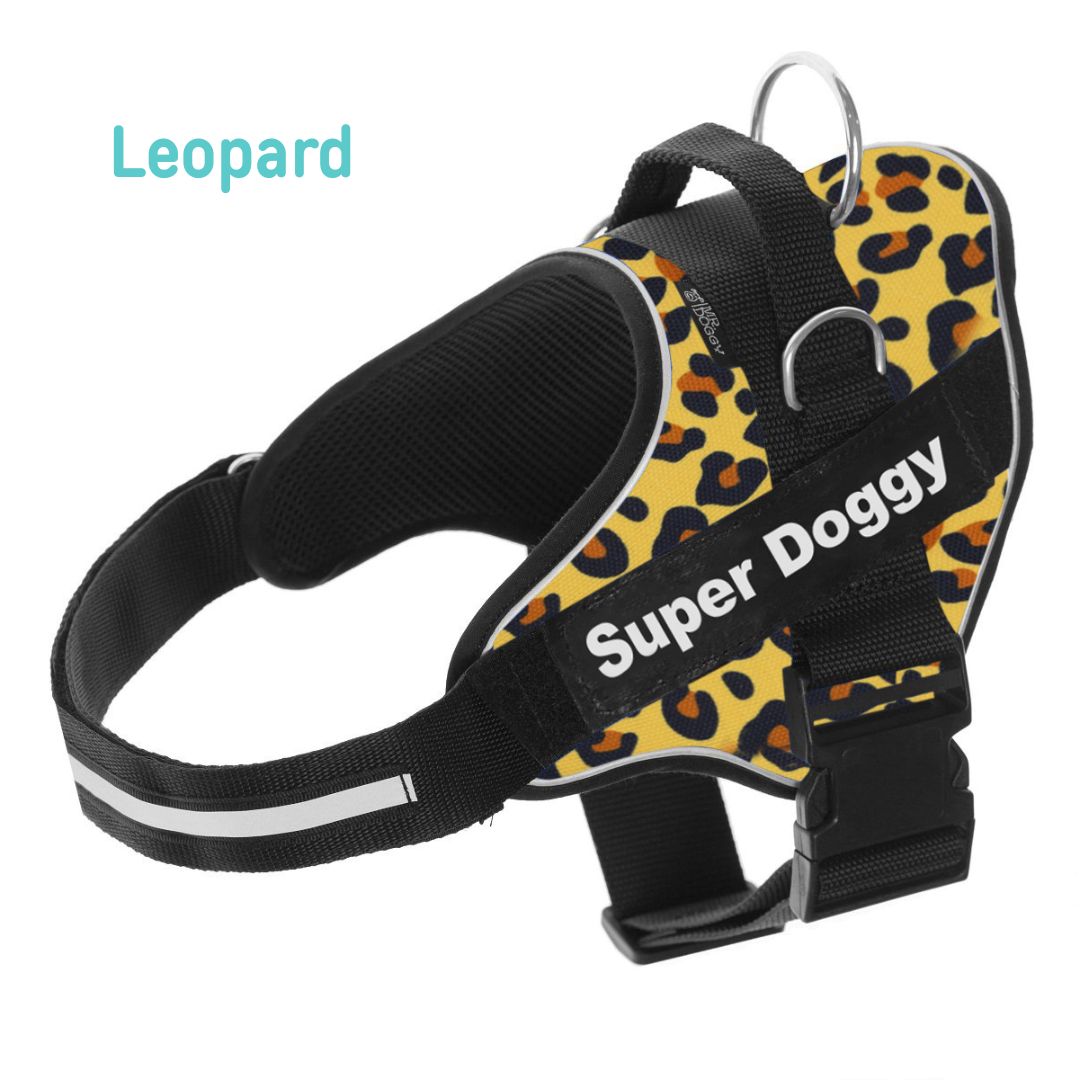 personaliza el Arnés Pro Leopard de tu perro con su nombre