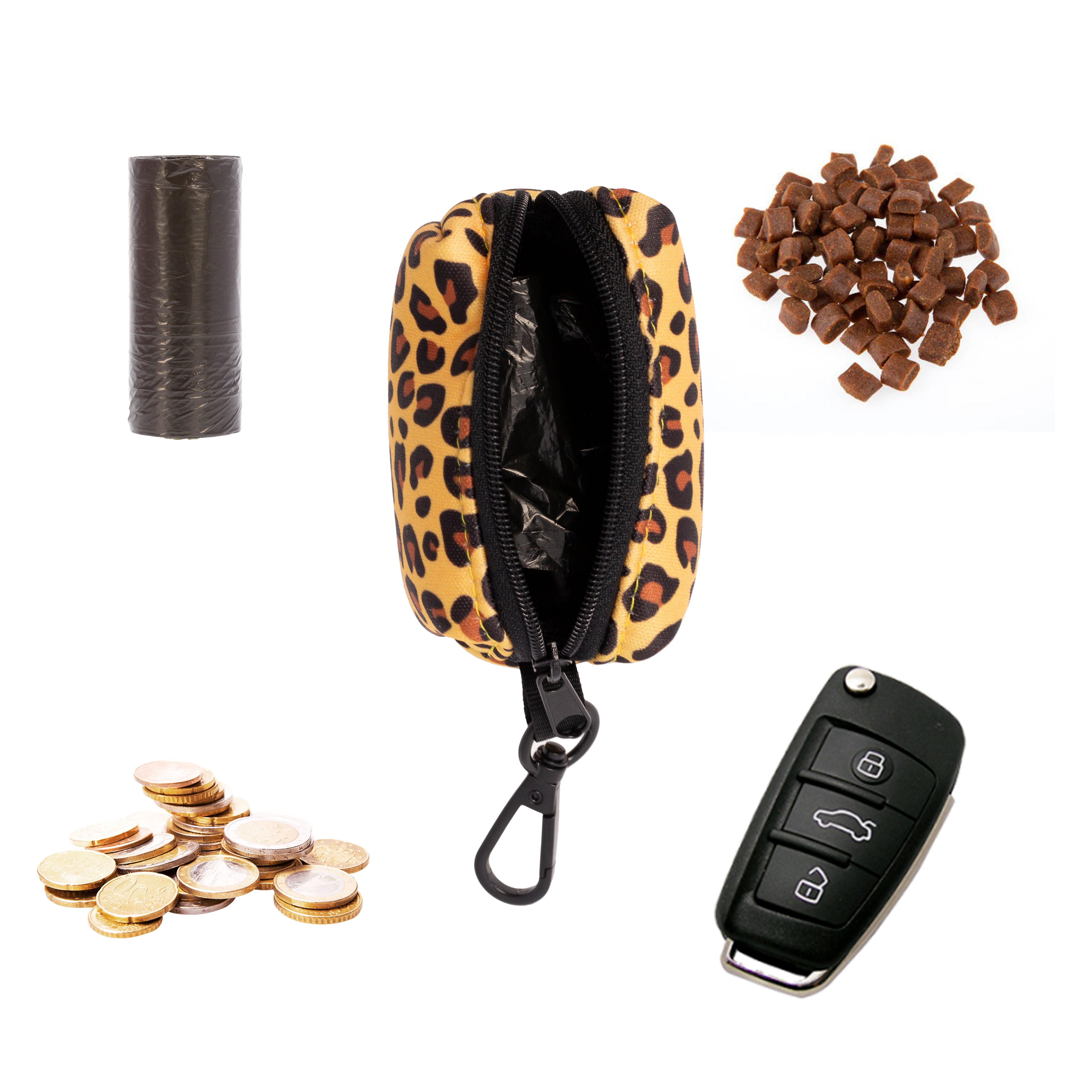 Porta Bolsas Leopard