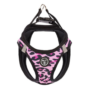 arneses, leopardo, rosa, leopard, rosa, body, arnes, personalizado, perros, accesorios, paseos, perro, super doggy